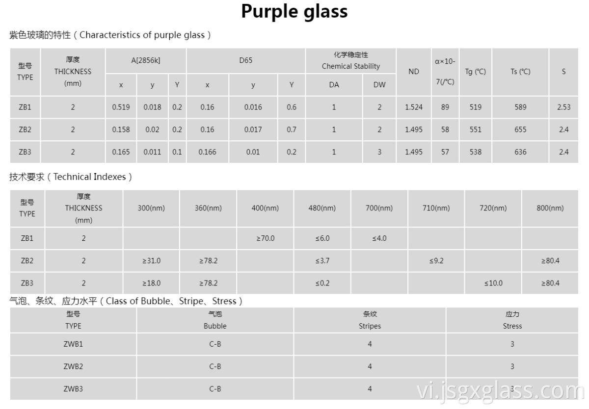 Kính tím 01 Purple glass 01